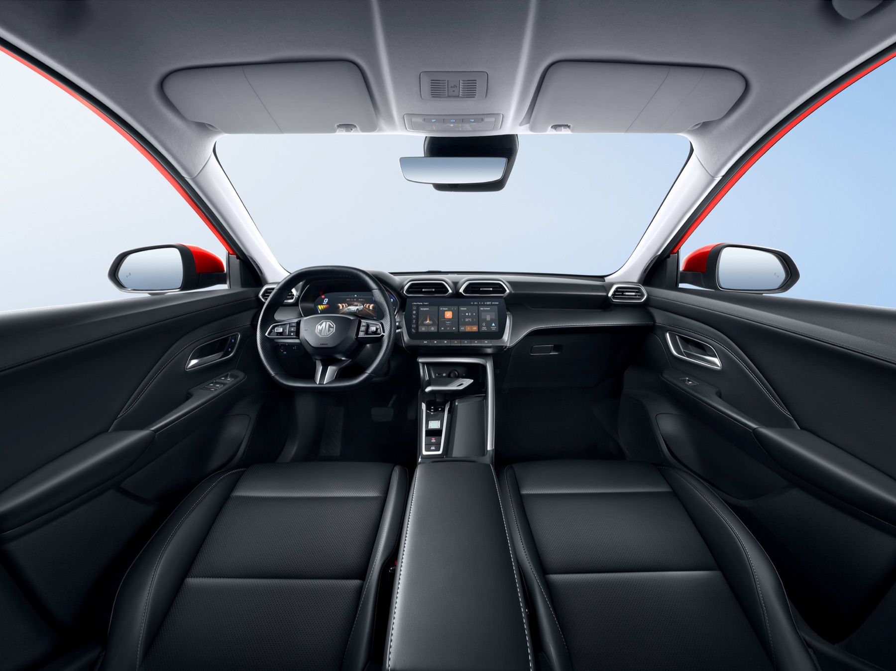 MG ZS Hybrid+ interior cockpit